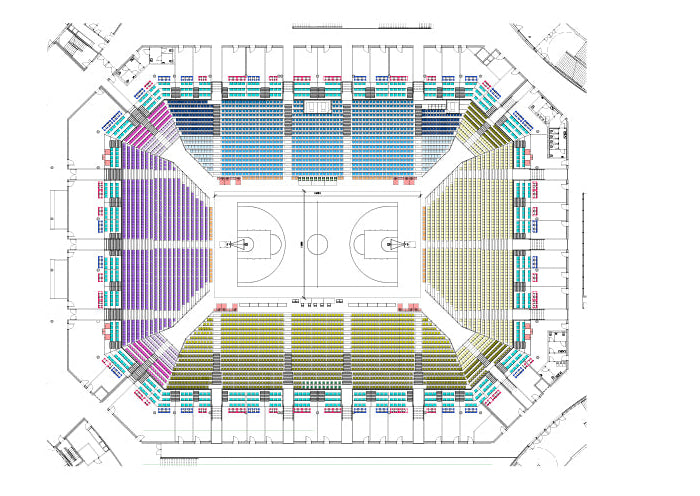 Plan CO'MET ARENA